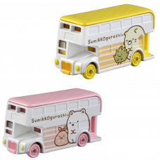 （現貨）玩具哩到．TOMICA DT 角落小夥伴10周年  白熊 & 貓咪 雙層觀光巴士套裝 合金車 汽車 模型玩具 