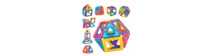 Toyslido DIY 創意 磁石 積木片 玩具套裝 - 66 塊 (3歲以上適用) 
