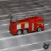 玩具哩到﹒ 3" 油壓升降台消防車 合金汽車模型玩具
