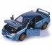 玩具哩到．MotorMax  Subaru WRX STI - 藍色 1:24 合金車 汽車模型 玩具 (3歲以上兒童適用)