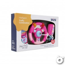 玩具哩到﹒智能汽車鎖匙軑盤手機套裝 - 粉色 (適合12個月或以上之幼兒使用）