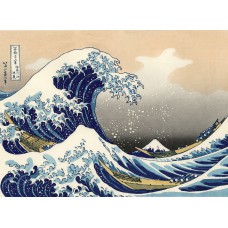 (現貨) 玩具哩到．日本浮世繪名畫神奈川沖浪裏 木拼圖 玩具 (500塊)  (14歲或以上兒童適用) 