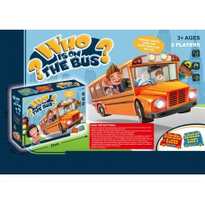Toyslido 猜猜誰在巴士上 合家歡 派對 遊戲 桌遊 (3歲以上適用) 