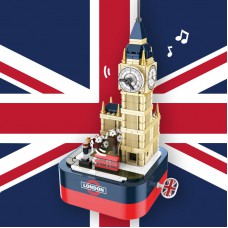 Toyslido ．倫敦大笨鐘 Big Ben - DIY積木音樂盒 391塊