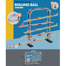 (現貨) Toyslido．DIY 彩色波子滑梯積木 (453塊)組裝玩具 兒童玩具 STEM 益智玩具 (3歲或以上兒童適用)