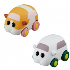玩具哩到．Tomica ChoroQ PUI PUI 天竺鼠車車 馬鈴薯 & 西羅摩 Q版回力車套裝 (3歲兒童適用) 合金車仔 汽車 模型玩具