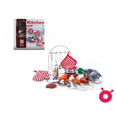 廚房玩具套裝 - 高端煮飯仔系列 (25件裝 - 內含玩具食物)