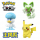 (現貨) 玩具哩到．玩具哩到．寵物小精靈-Pokemon Moncolle系列 - 主角套裝 (MS03新葉喵, MS05 潤水鴨, MS01比卡超) (內含亞版) 精靈寶可夢 玩具 模型 