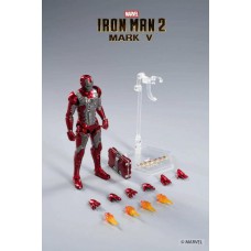 (現貨) 玩具哩到．Marvel 鐵甲奇俠2 - 鐵甲奇俠 Mark 5 可動人偶玩具 (連基本支架)  正版授權