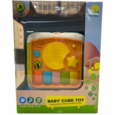 玩具哩到．8合1 多功能幼兒玩具方塊 Play & Learn Baby Activity Cube 橙色  學習玩具 (12個月以上幼兒適用)