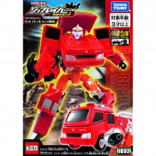 玩具哩到．Takara Tomy Tomica勇者 消防勇者 消防車特裝 (MORITA CD-I 型 幫浦消防車) JB02 變形合體 汽車機械人 模型玩具 (3歲兒童適用)