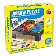 Toyslido．多顏色圖案 拼圖Puzzle 桌上遊戲 益智遊戲 兒童玩具 (3歲或以上兒童適用)