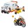 (現貨) 玩具哩到．小城故事拼裝積木：救護車 (496塊) ＋急救醫療電單車 (29塊)  緊急救護套裝 特色玩具積木模型  