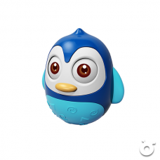 企鵝不倒翁發聲玩具      (藍色)